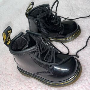 Dr. Martens Black Baby Walker Boots